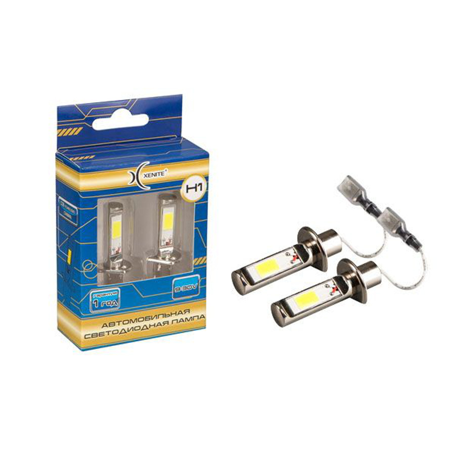 картинка Лампы LED H1 Xenite COB 1009432 купить в магазине CAROBASS