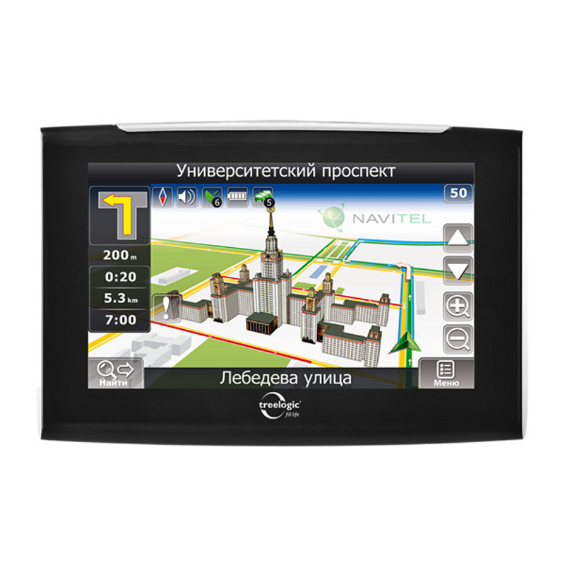 картинка GPS-навигатор TREELOGIC 5″ TL-5018BGF AV Glonass купить в магазине CAROBASS