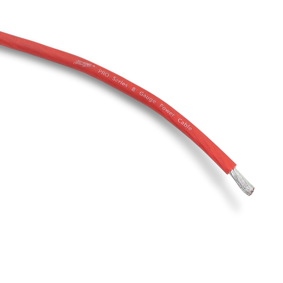 картинка Кабель силовой Stinger 8Ga SPW18TR купить в магазине CAROBASS