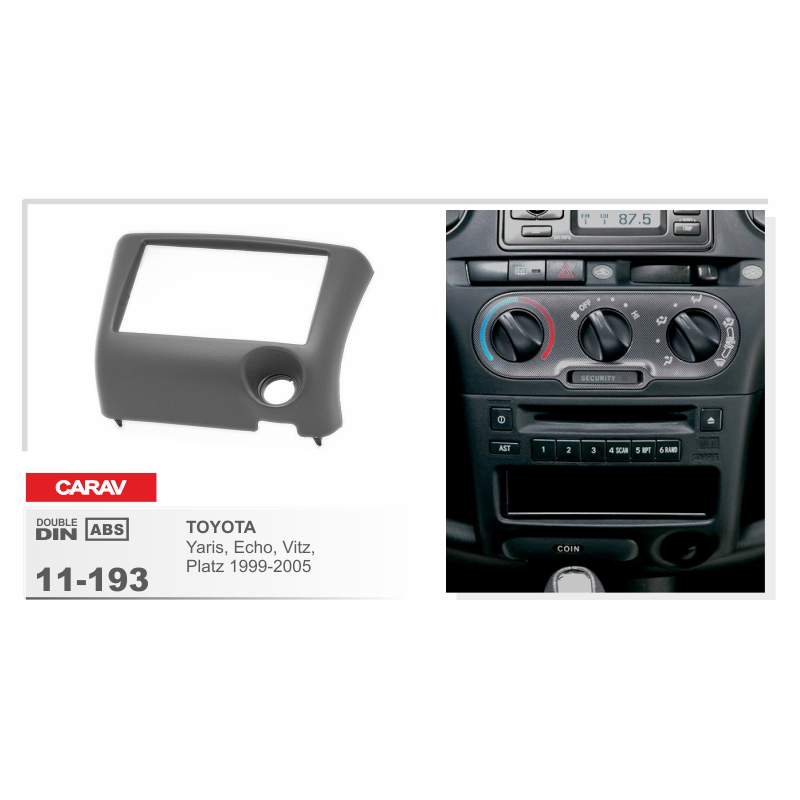картинка Переходная рамка 2-DIN для TOYOTA Yaris CARAV 11-193 купить в магазине CAROBASS