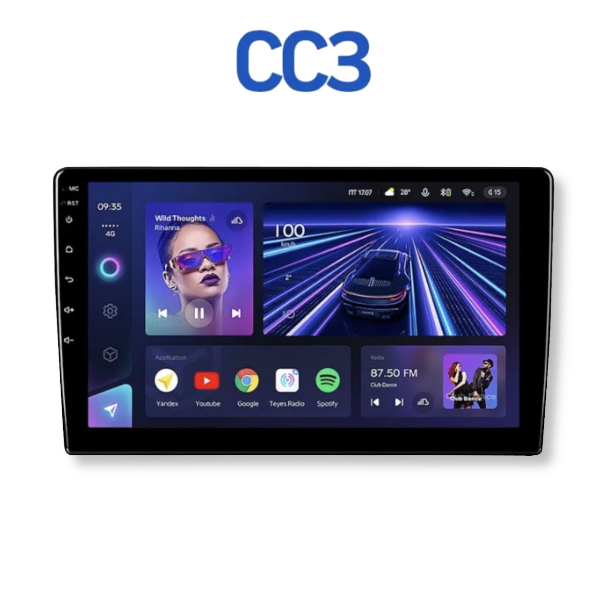 картинка Автомагнитола 9" TEYES CC3 4/32GB 4G купить в магазине CAROBASS