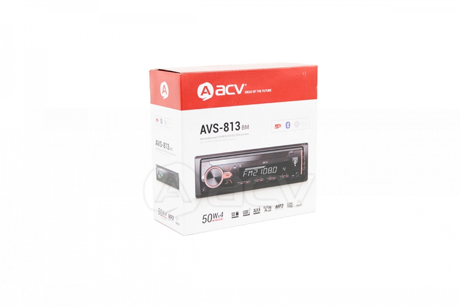 картинка Автомагнитола ACV (АЦВ) AVS-813 BM купить в магазине CAROBASS