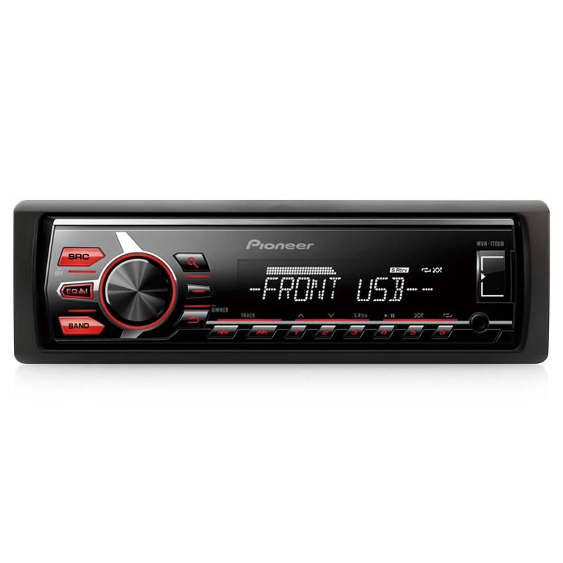 картинка Автомагнитола PIONEER MVH-170UB купить в магазине CAROBASS