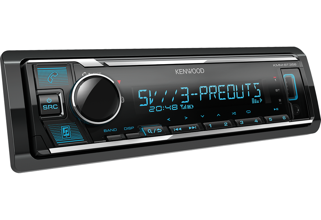 картинка Автомагнитола KENWOOD KMM-BT356 купить в магазине CAROBASS
