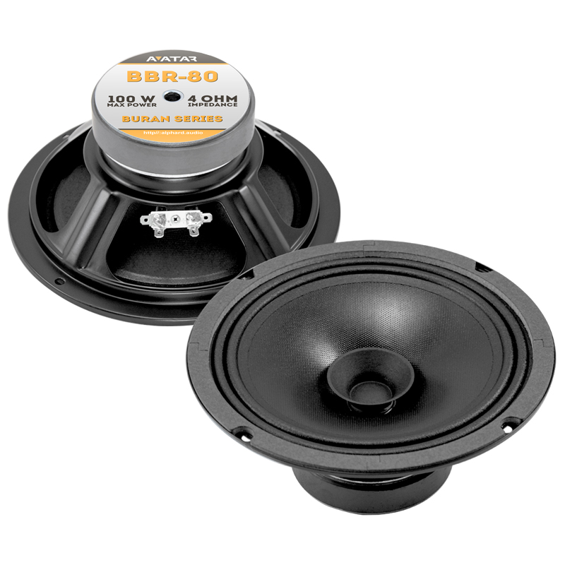 картинка AC 8″ эстрадная AVATAR BBR-80 купить в магазине CAROBASS