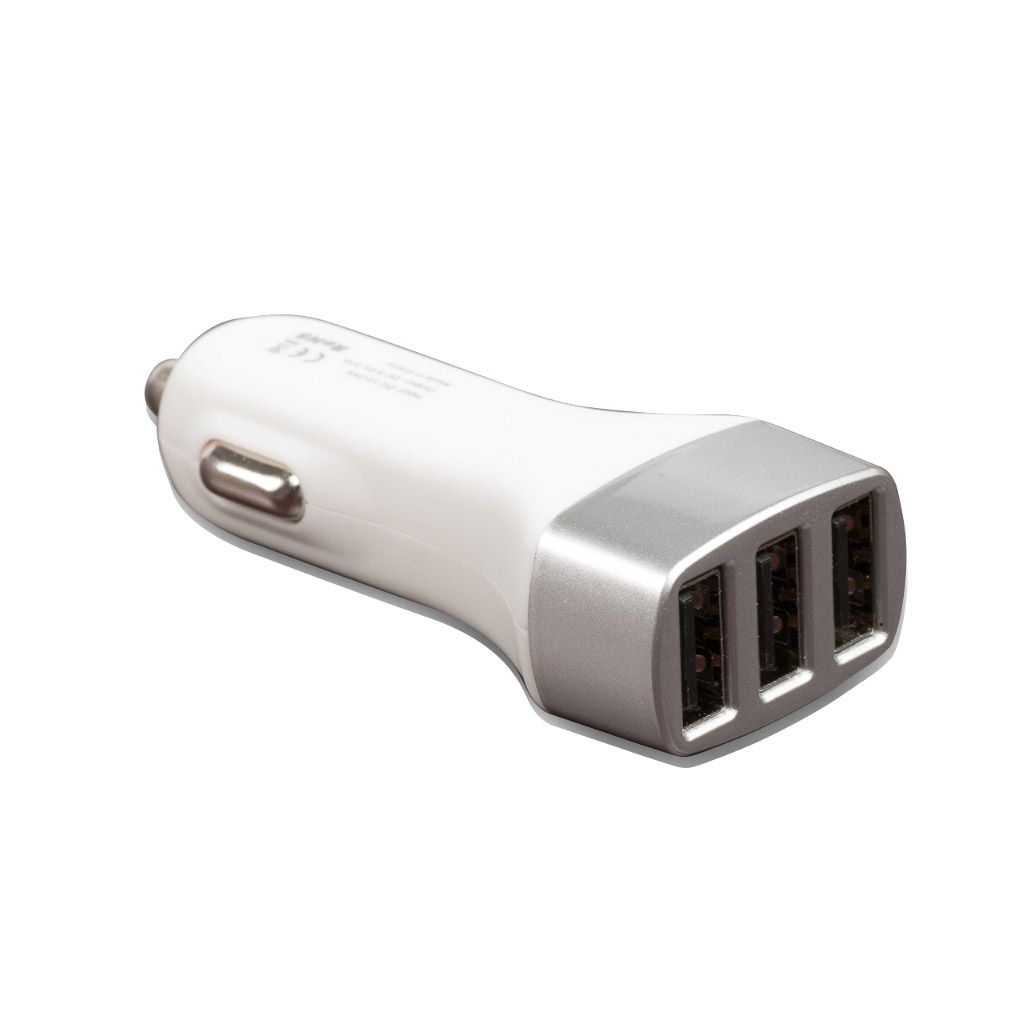 картинка Автомобильное ЗУ Triple 3 USB C014 купить в магазине CAROBASS