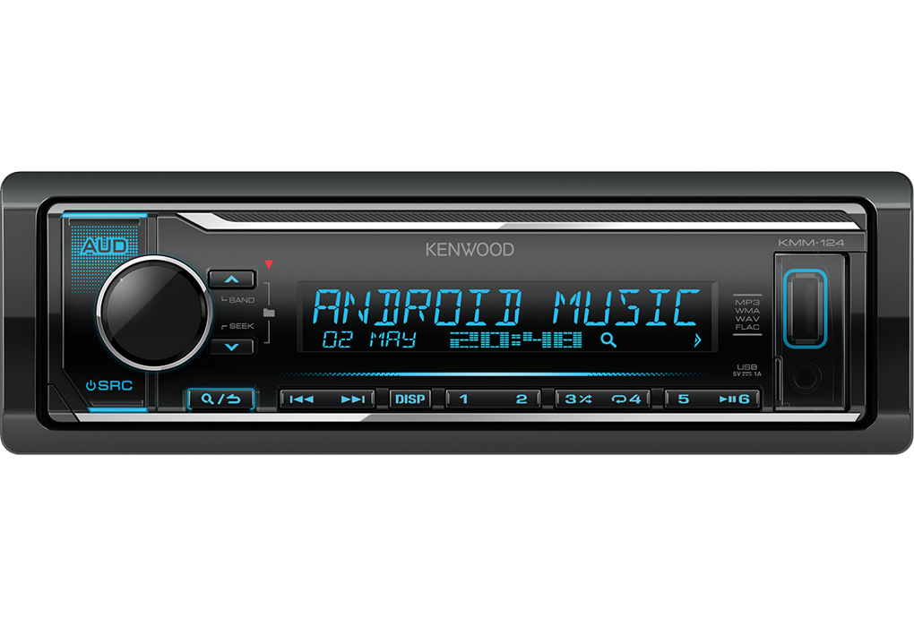 картинка Автомагнитола KENWOOD KMM-124 купить в магазине CAROBASS