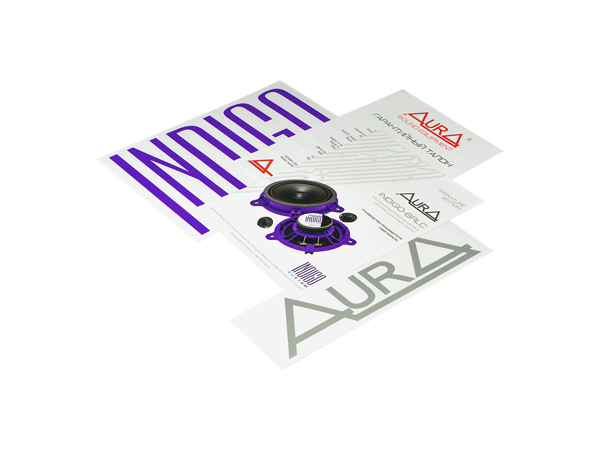 картинка AC 6.5" компонентная AURA INDIGO-6RLC купить в магазине CAROBASS