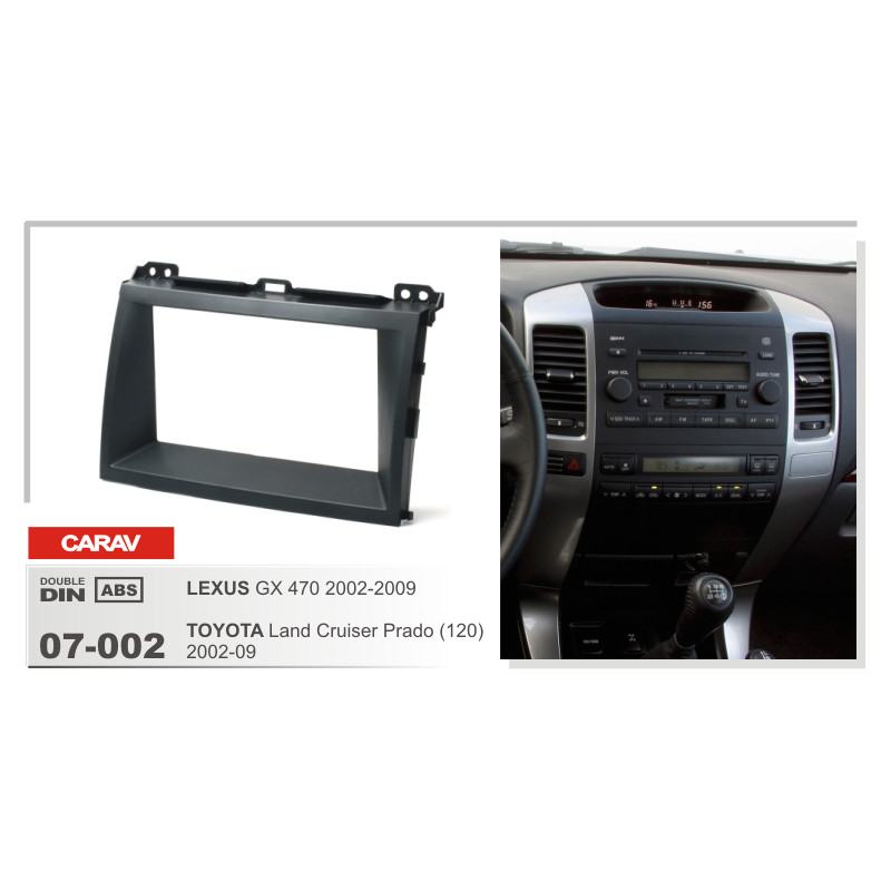 картинка Рамка для а/м TOYOTA 07-002 купить в магазине CAROBASS