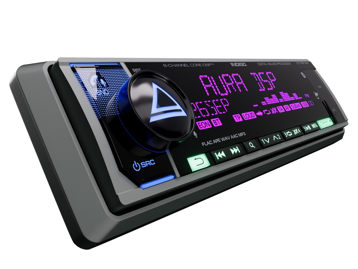 картинка Автомагнитола AURA INDIGO-877DSP MkII купить в магазине CAROBASS