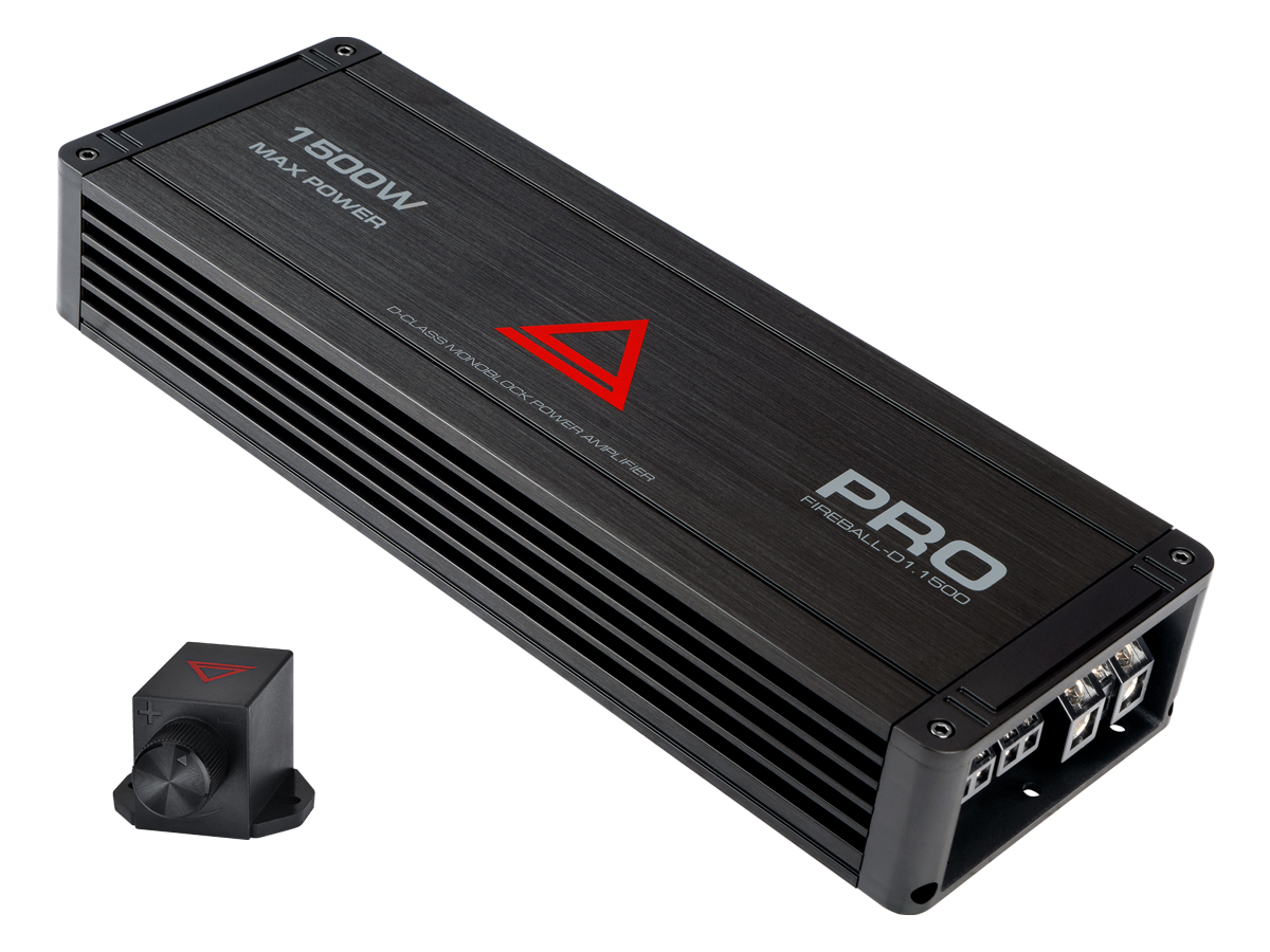 картинка Усилитель 1 канальный AURA FIREBALL-D1.1500 PRO купить в магазине CAROBASS