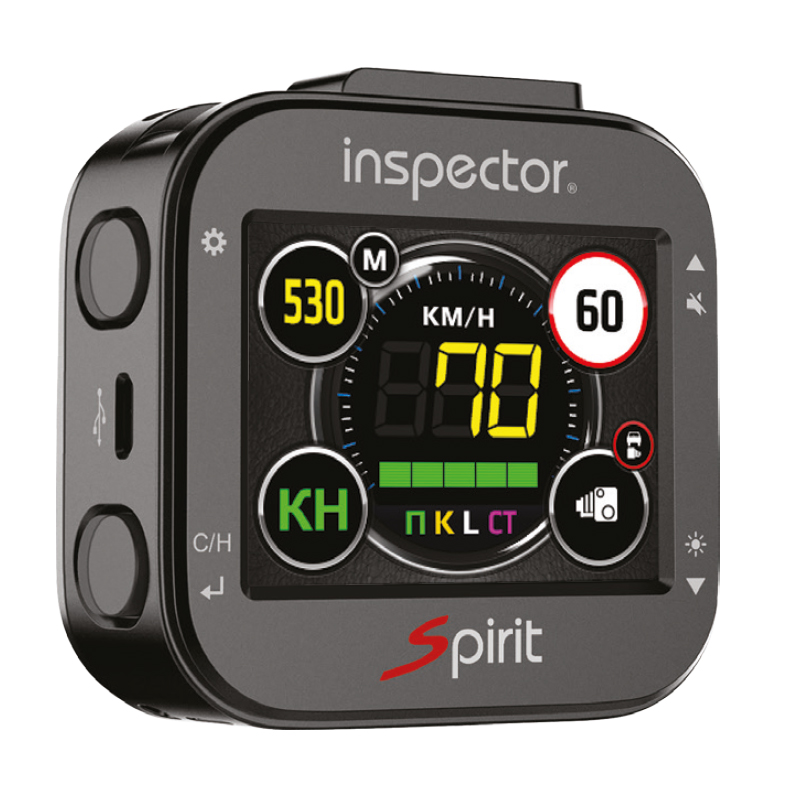 картинка Радар-детектор с GPS INSPECTOR Spirit купить в магазине CAROBASS