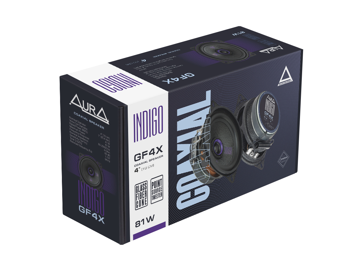 картинка AC 6.5" коаксиальная AURA INDIGO-GF6X купить в магазине CAROBASS