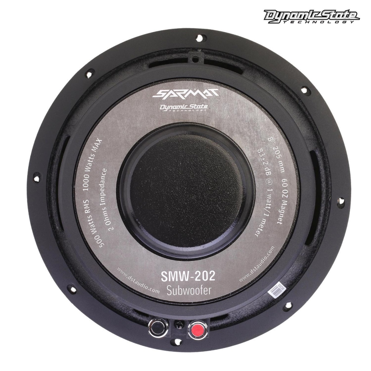 картинка Сабвуфер 8" DYNAMIC STATE SARMAT SMW-202 купить в магазине CAROBASS