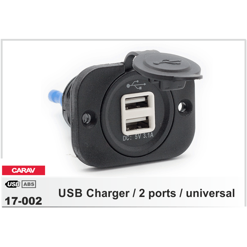 картинка Розетка USB универсальная 17-002 купить в магазине CAROBASS