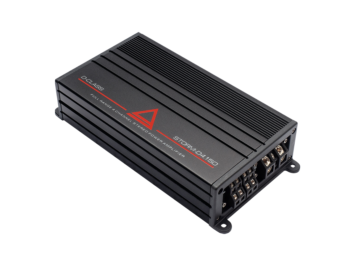 картинка Усилитель 4-х канальный AURA STORM-D4.150 купить в магазине CAROBASS