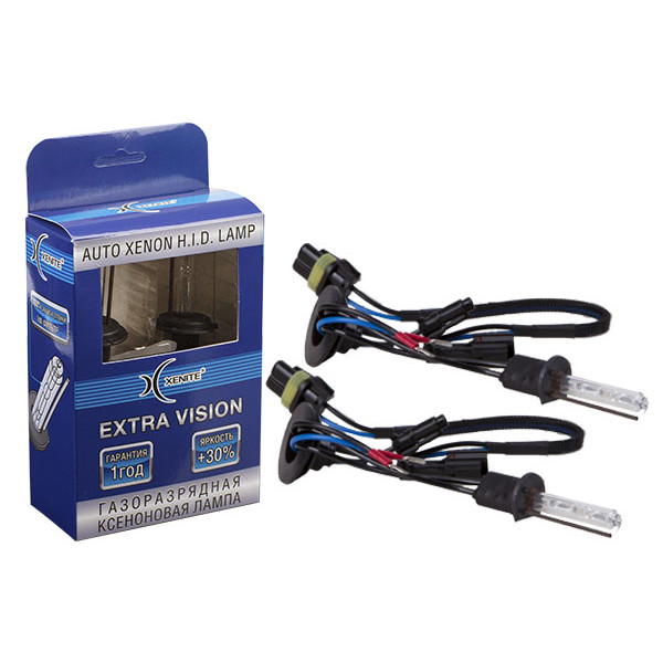 картинка Лампы ксеноновые Xenite EXTRA VISION +30% H3 5000K купить в магазине CAROBASS