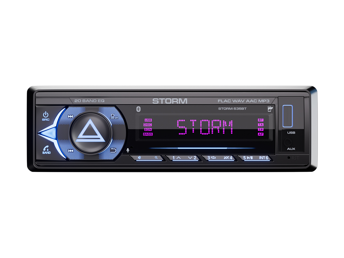 картинка Автомагнитола AURA STORM-535BT купить в магазине CAROBASS