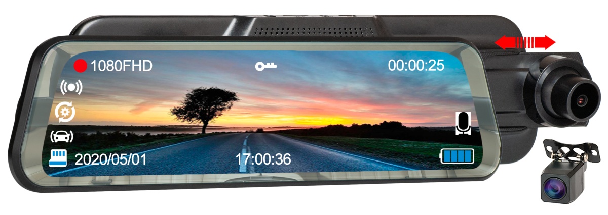 картинка Видеорегистратор-зеркало Blackview XZ7 купить в магазине CAROBASS