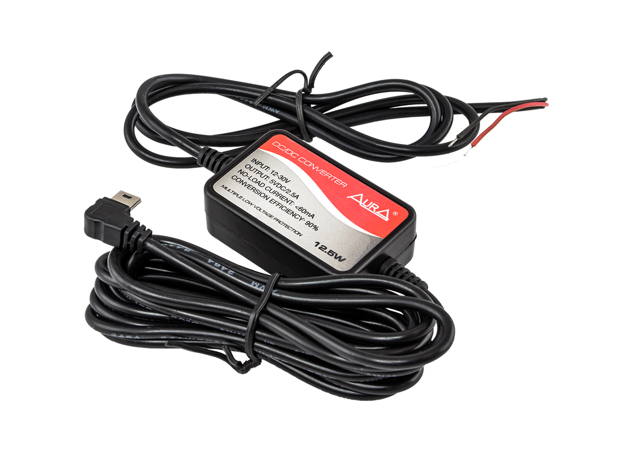 картинка Адаптер питания miniUSB для скрытого монтажа AURA TRA-U031 купить в магазине CAROBASS