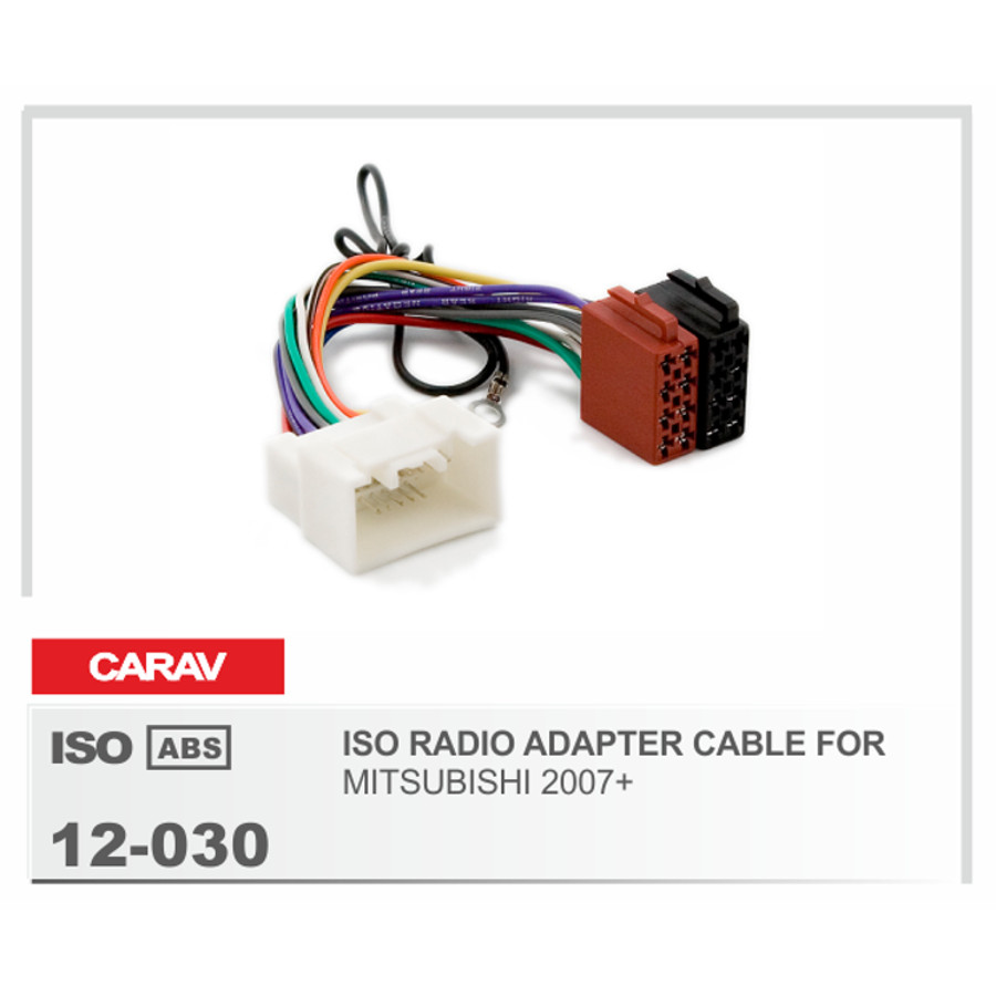 картинка ISO - переходник для а/м MITSUBISHI 12-030/AWH-MT01 купить в магазине CAROBASS