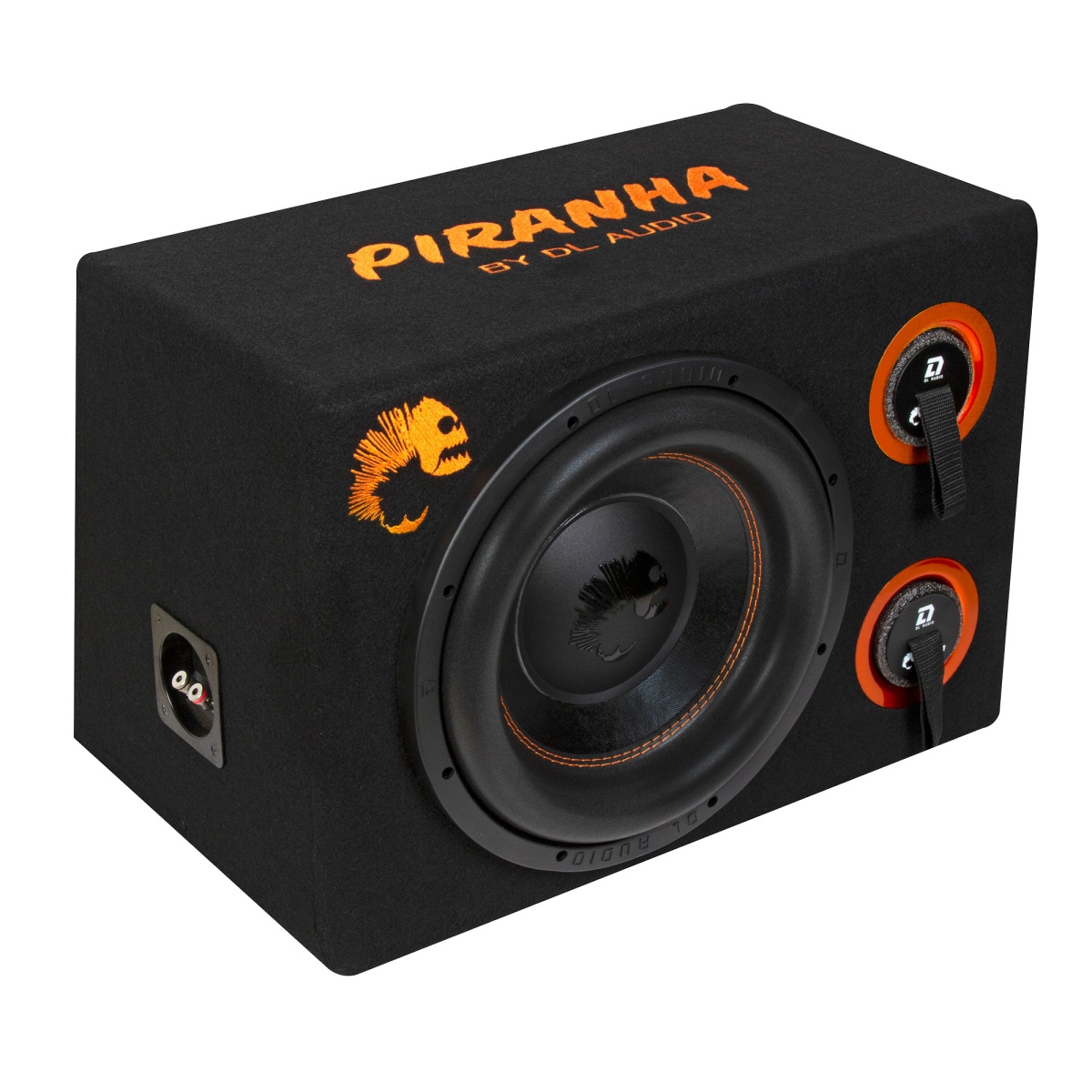 картинка Сабвуфер корпусной 12" DL AUDIO Piranha 12 Double Port V.2 купить в магазине CAROBASS