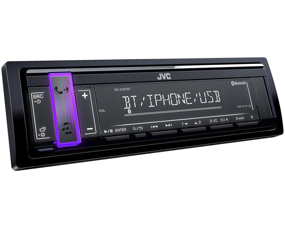 картинка Автомагнитола JVC KD-X361BT купить в магазине CAROBASS
