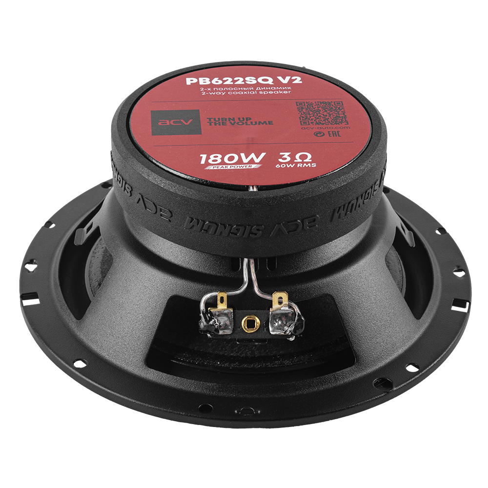 картинка AC 6.5" коаксиальная ACV SIGNUM PB622SQ V2 купить в магазине CAROBASS