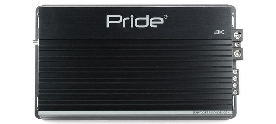 картинка Усилитель 1 канальный PRIDE 3K купить в магазине CAROBASS