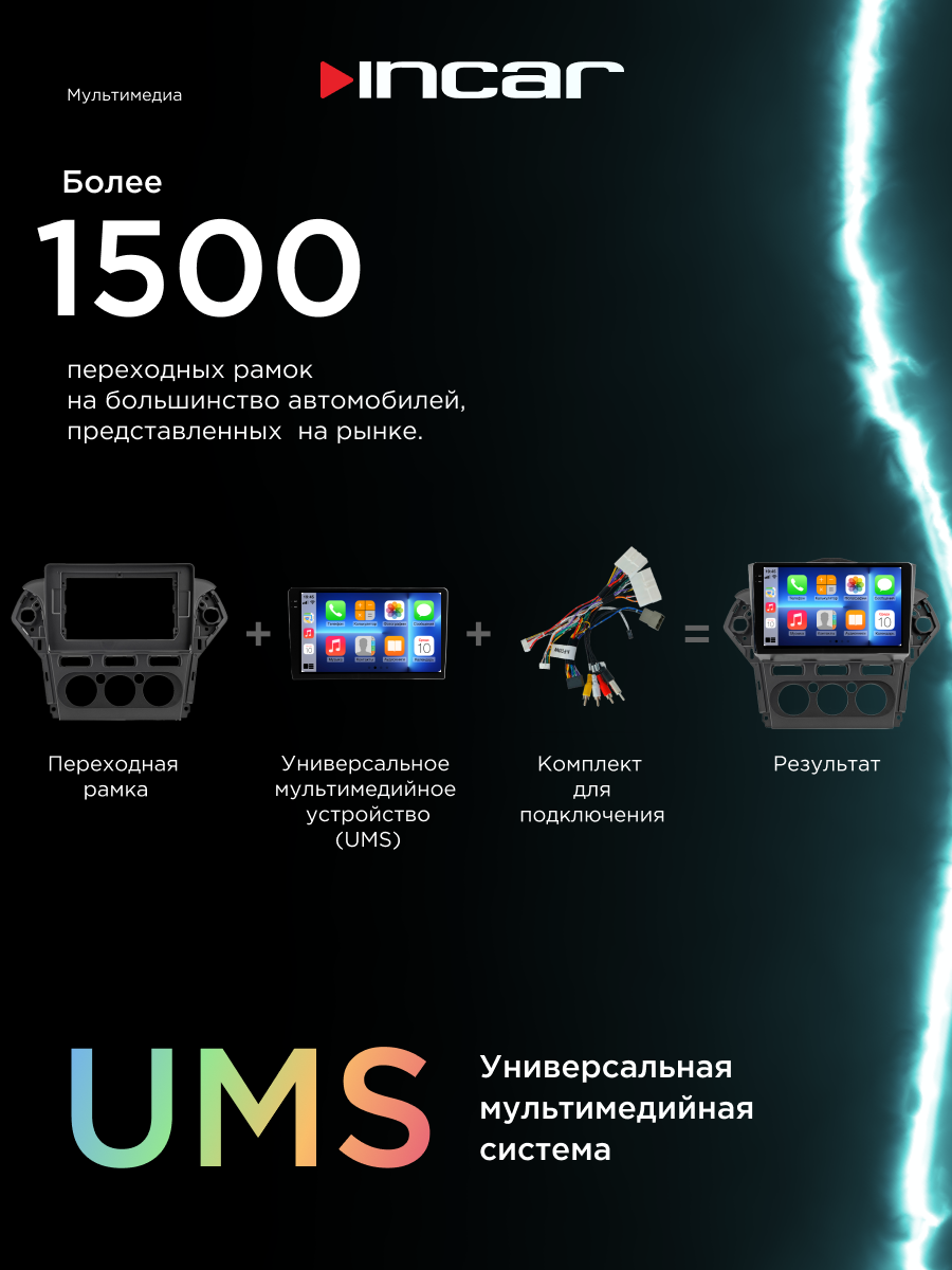 картинка Автомагнитола 9" INCAR TMX2-7709-3 3/32GB 2K 4G купить в магазине CAROBASS