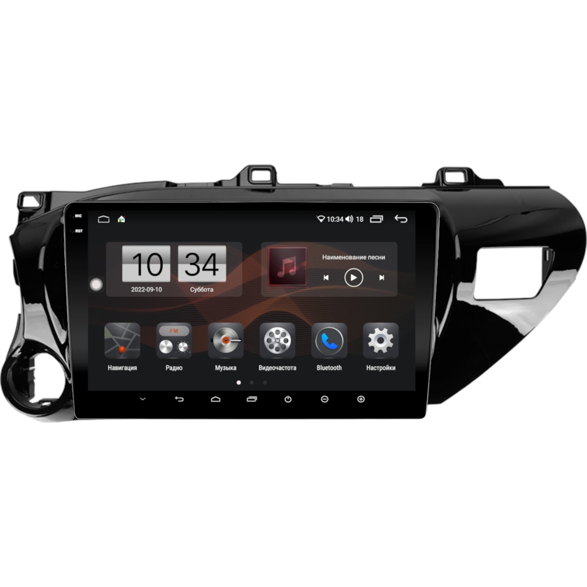 картинка ШГУ Toyota Hilux (2015+) D-audio HS_2K 4/64 10" купить в магазине CAROBASS
