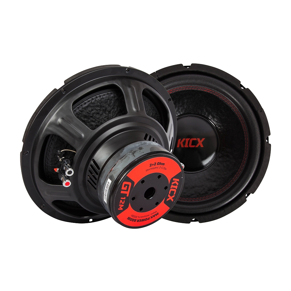 картинка Сабвуфер 12" KICX GT 12M купить в магазине CAROBASS