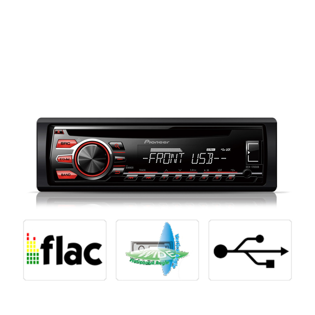 картинка Автомагнитола PIONEER DEH-1700UB купить в магазине CAROBASS