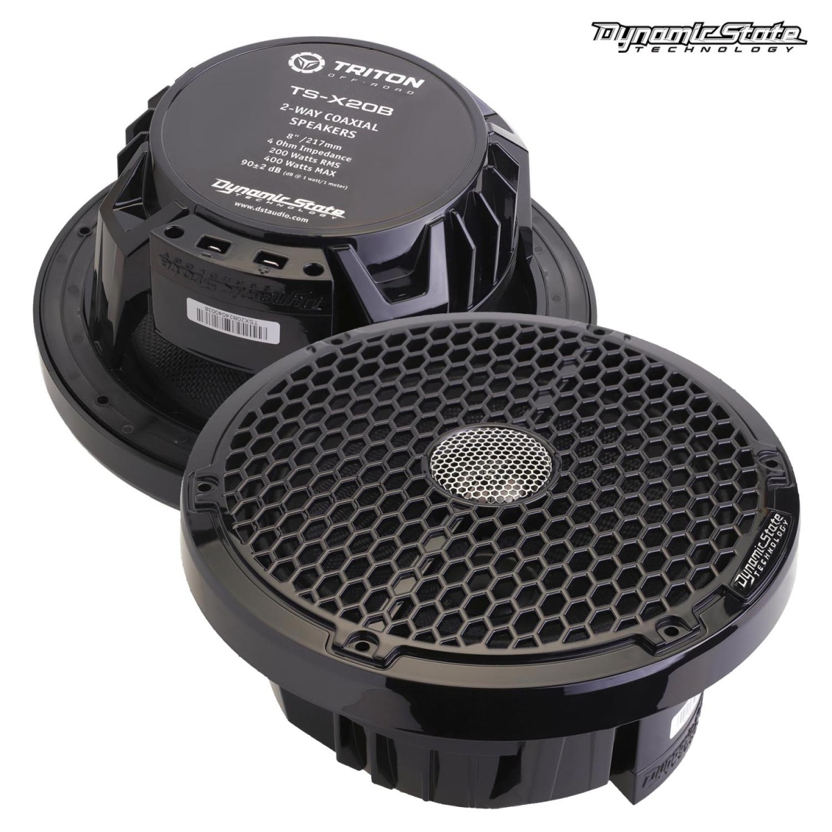 картинка AC 8" коаксиальная Dynamic State TRITON TS-X20B BLACK купить в магазине CAROBASS