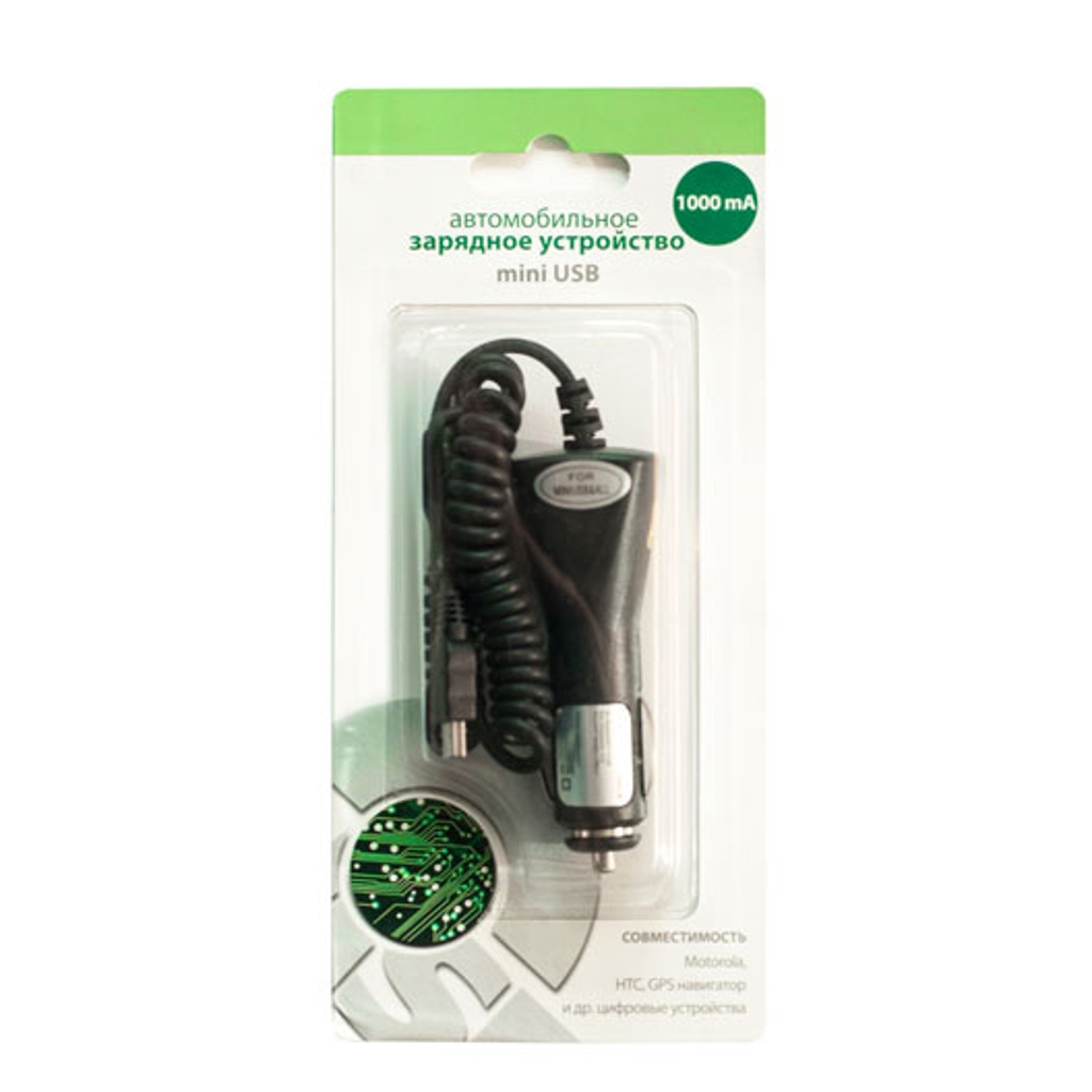 картинка Автомобильное ЗУ miniUSB ALWISE EcoNext 1A купить в магазине CAROBASS