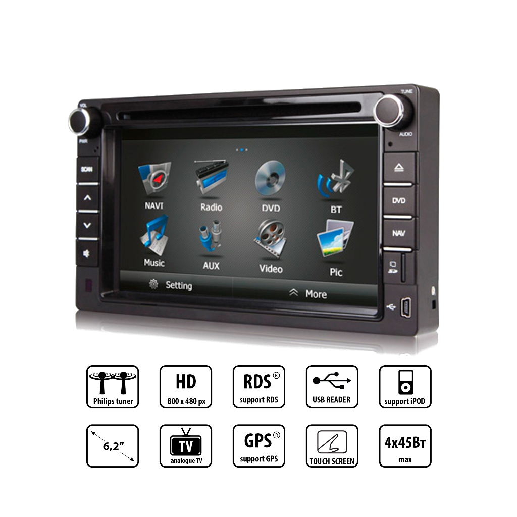 картинка Автомагнитола Phantom DVM-120G iX купить в магазине CAROBASS