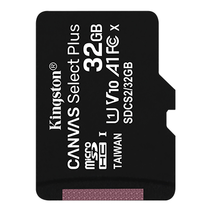 картинка Карта памяти MicroSDHC 32Gb Kingston Canvas Select Plus Class 10 (без адаптера) SDCS2/32GBSP купить в магазине CAROBASS