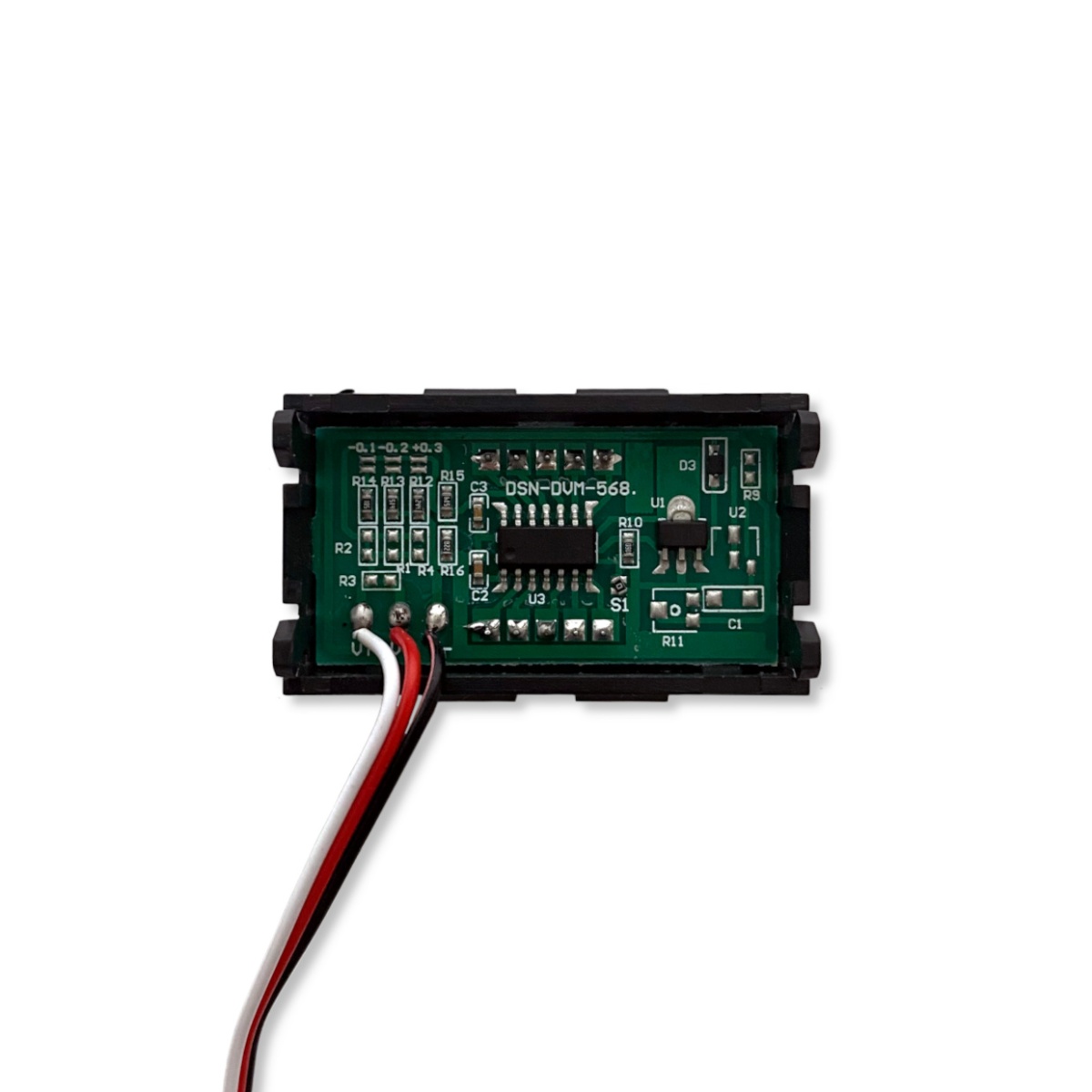 картинка Вольтметр 0.56" (3 провода) DC 0-100V 3Cable RED купить в магазине CAROBASS