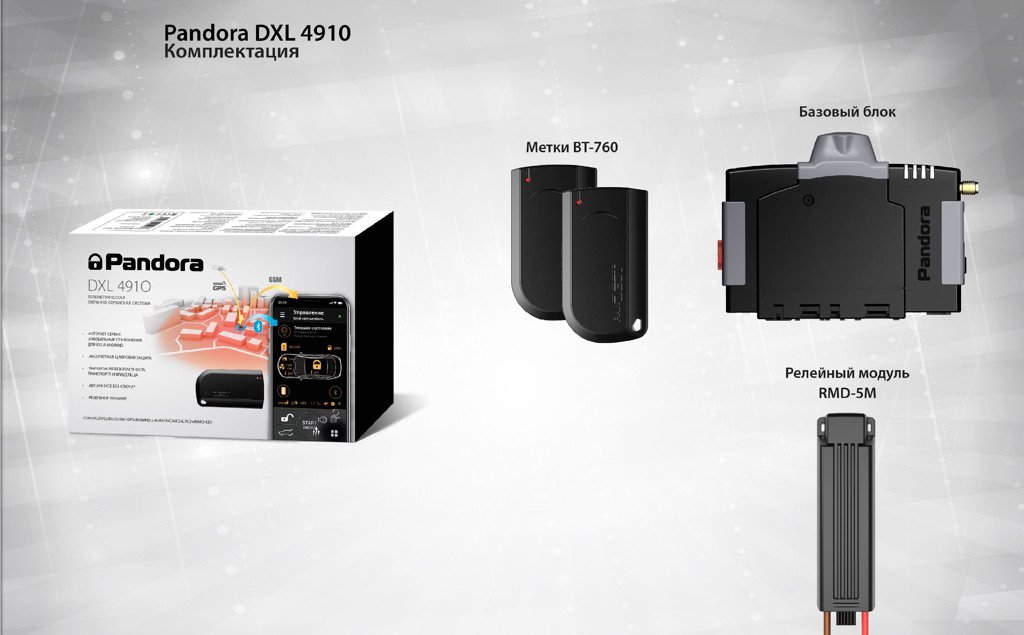 картинка Автосигнализация с автозапуском Pandora DXL 4910 купить в магазине CAROBASS