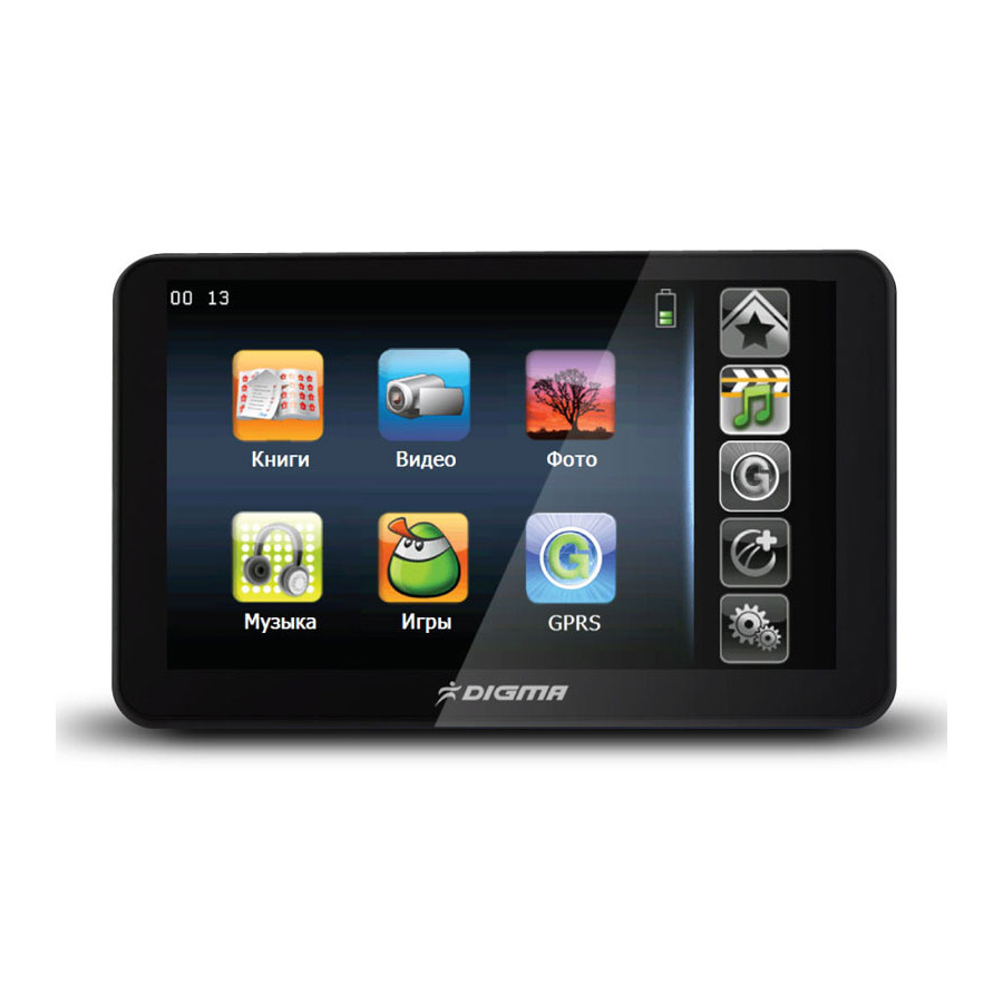 картинка GPS-навигатор DIGMA 5″ DS505N купить в магазине CAROBASS