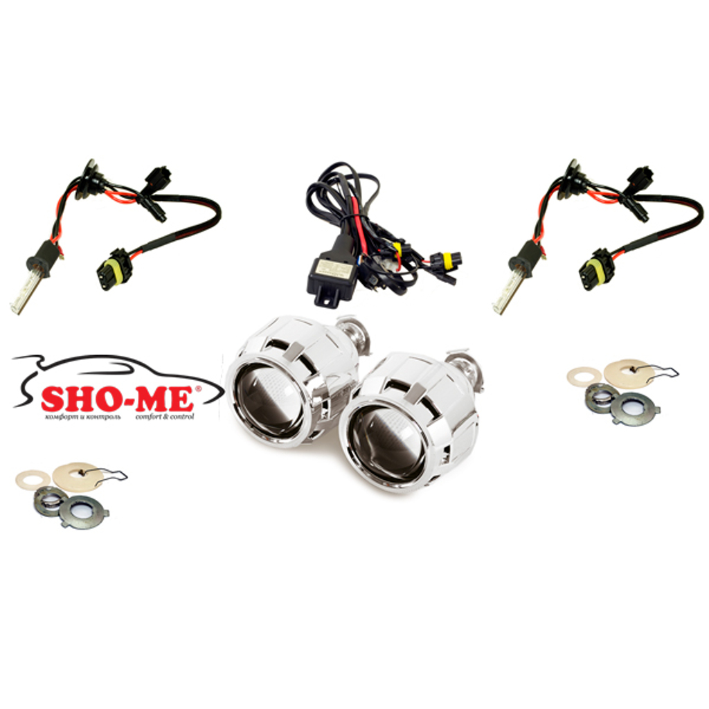картинка Линзы би-ксеноновые Sho-Me KIT-330 купить в магазине CAROBASS