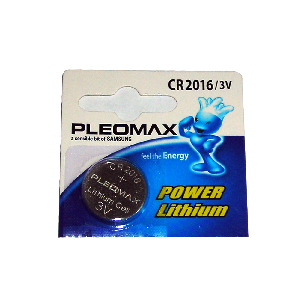 картинка Батарейка SAMSUNG Pleomax CR2016 купить в магазине CAROBASS