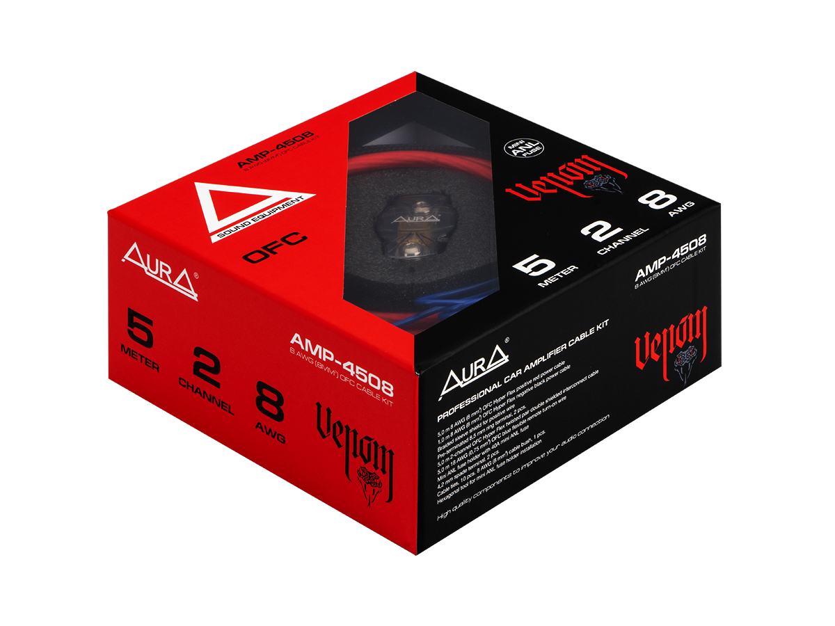 картинка Набор установочный AURA OFC AMP-4508 купить в магазине CAROBASS