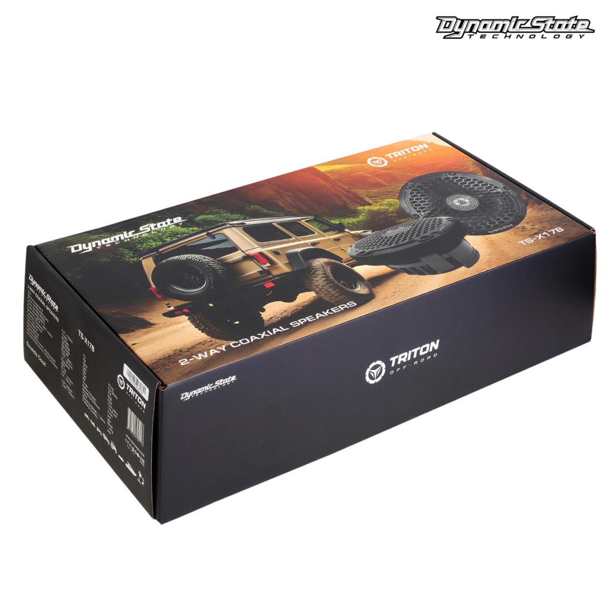 картинка AC 6.5" коаксиальная Dynamic State TRITON TS-X17B BLACK купить в магазине CAROBASS