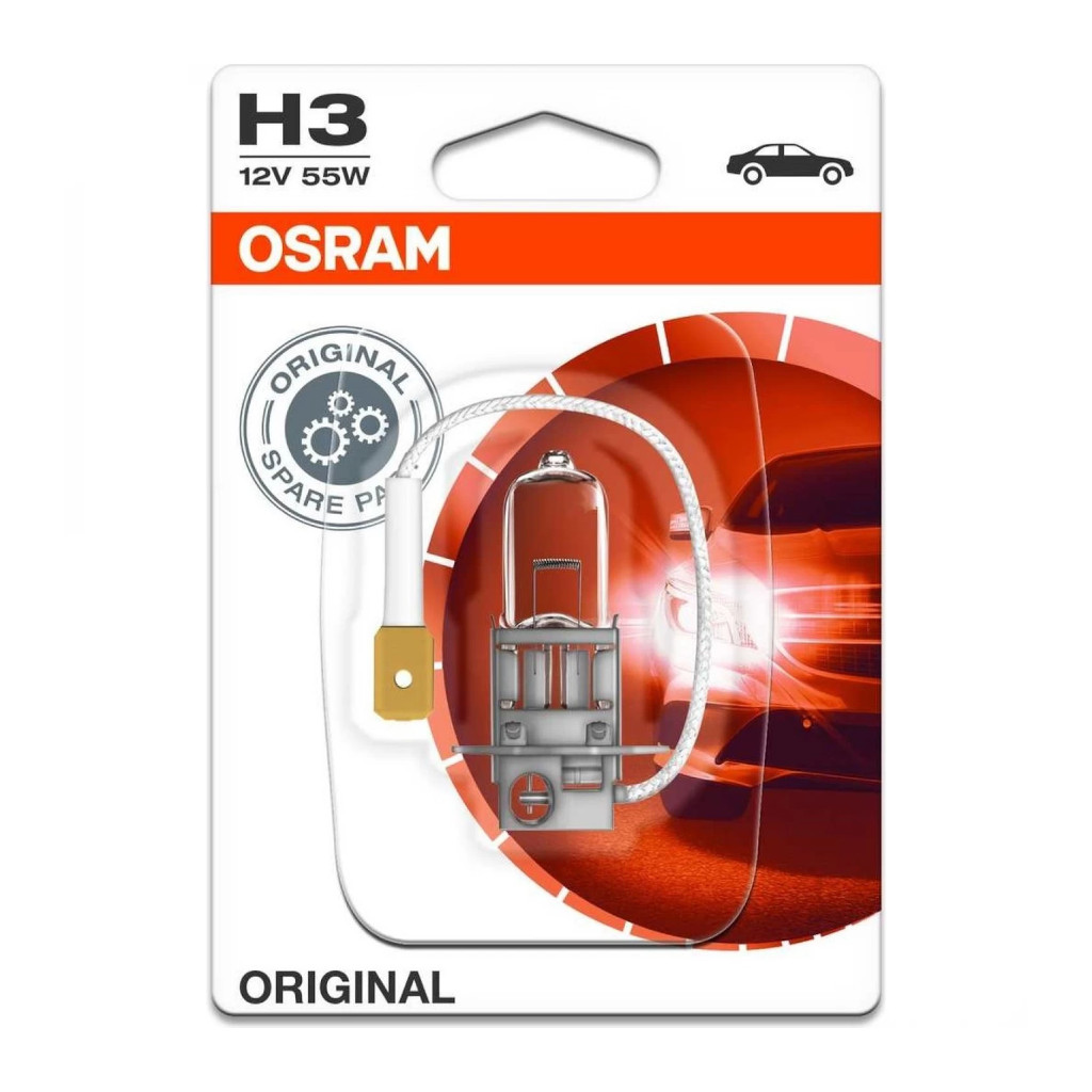картинка Лампа H3 OSRAM ORIGINAL 64151-01B купить в магазине CAROBASS
