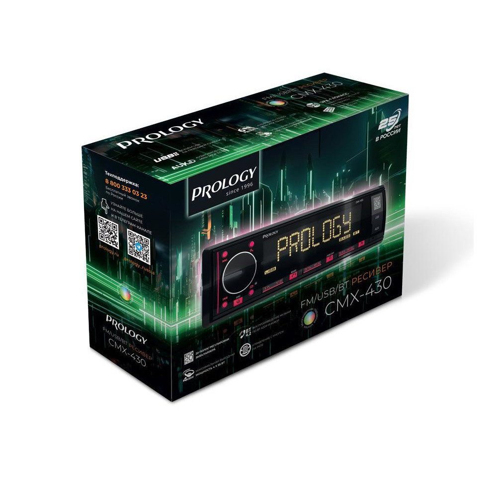 картинка Автомагнитола PROLOGY CMX-430 купить в магазине CAROBASS
