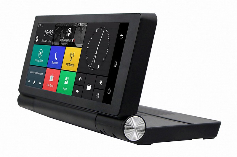 картинка Видеорегистратор с GPS-навигатором PHANTOM DV-7077 купить в магазине CAROBASS
