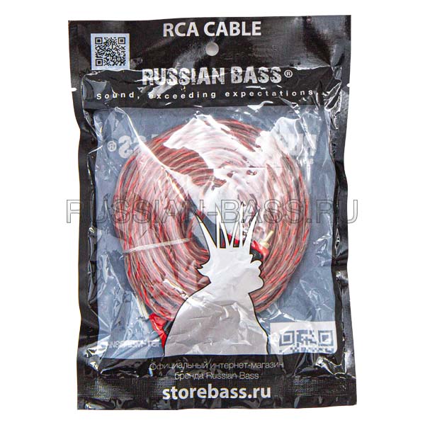 картинка Межблочный кабель RUSSIAN BASS 5M2SCL купить в магазине CAROBASS