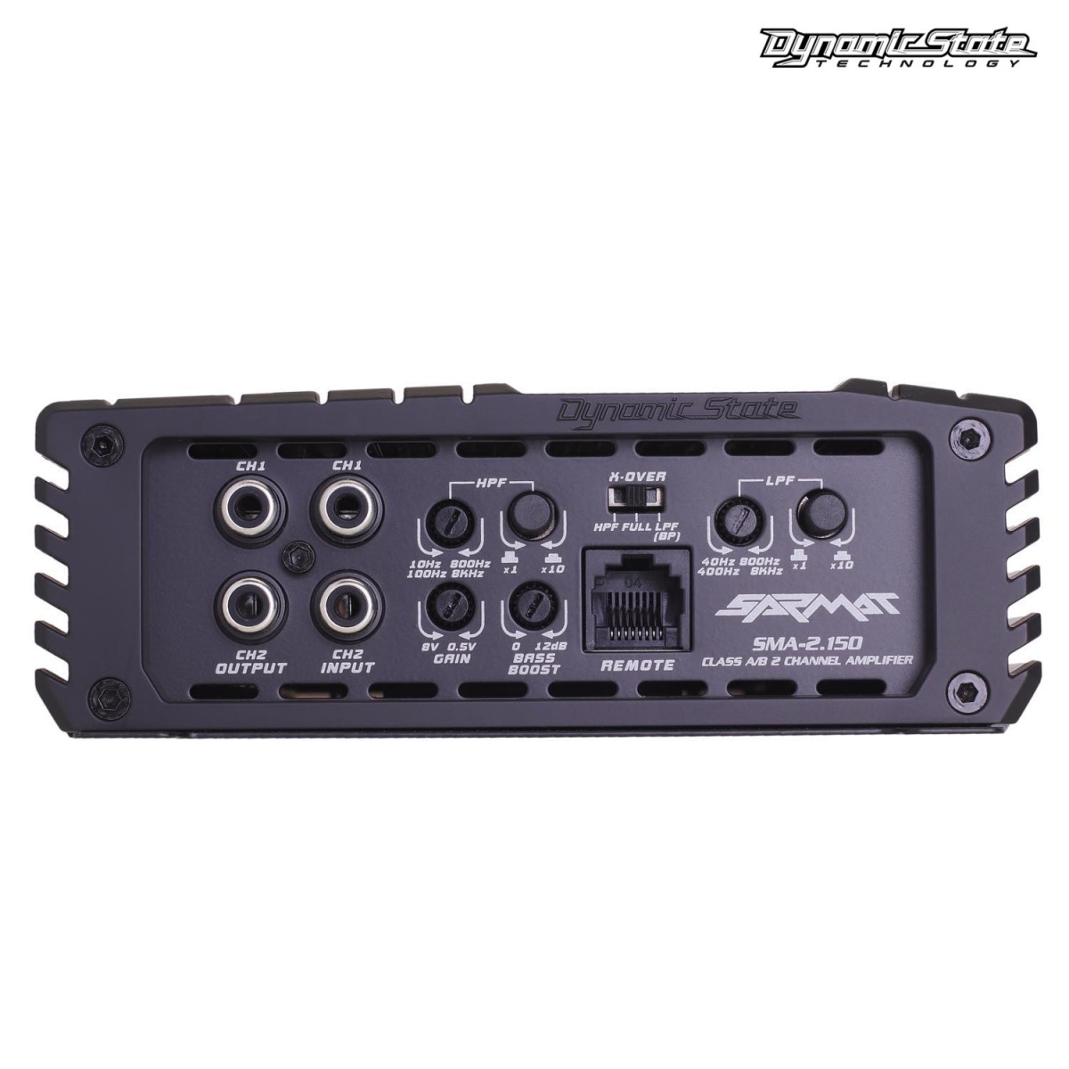 картинка Усилитель 2-х канальный DYNAMIC STATE SARMAT SMA-2.150 купить в магазине CAROBASS