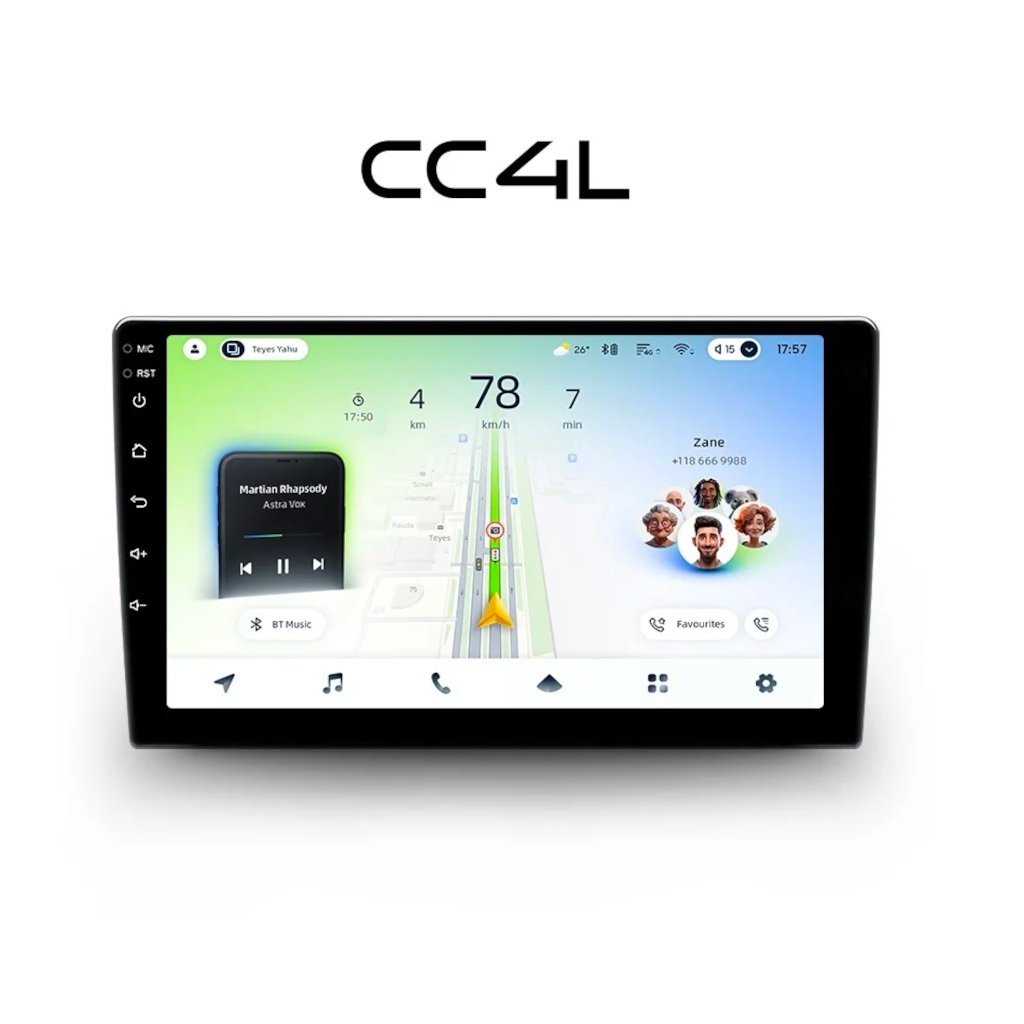 картинка Автомагнитола 9" TEYES CC4L 6/64GB 4G купить в магазине CAROBASS